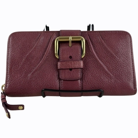 Rare Coach Cervo Leather Brooke Wallet - Picture 1 of 6